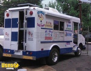 1993 GMC Chevy 350 Value Van 35 Used Soft Serve Truck / Mobile Ice Cream Parlor