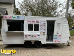 2014 BBQ Concession Trailer with Porch / Shaved Ice Mobile Vending Unit