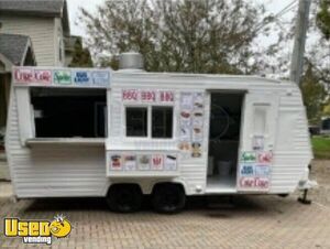 2014 BBQ Concession Trailer with Porch / Shaved Ice Mobile Vending Unit