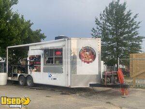 2018 - 8.5' x 20'  Mobile BBQ Unit / Barbecue Concession Trailer with Porch