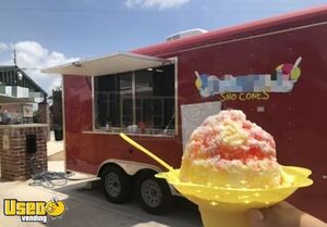 2019 17' Cargo Craft Shaved Ice Trailer Snowball Concession Unit