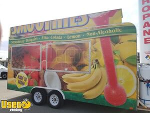 2007 8' x 20' Smoothie Concession Trailer / Mobile Beverage Vending Unit