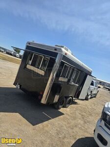 2007 7' x 14' Kitchen Food Concession Trailer with Pro Fire System