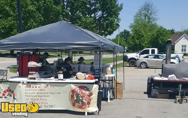 2015 Wood Fired Brick Oven Pizza Trailer