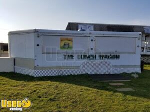 Ready for Action 8' x 24' Food Concession Trailer/Mobile Kitchen Shape