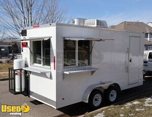 BRAND NEW 2022 Freedom 7' x 16' Kitchen Food Vending Concession Trailer