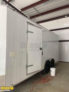 2021 8.5' x 18' Mobile Vending Unit / Lightly Used Basic Concession Trailer