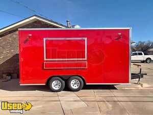 NEW. 2022 - 8' x 16' Kitchen Concession Trailer/ Street Vending Unit