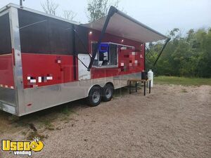 Fully-Loaded 2020 Freedom 8' x 26' Mobile Kitchen Food Trailer with Pro-Fire