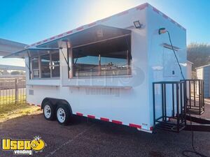 Built to Order 2024 Fully Equipped 8  x 18   Mobile Kitchen Concession Trailer w/ California Insignia