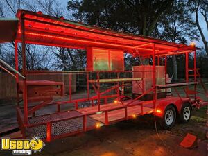 Versatile - 6.5' x 25' Crawfish Concession Trailer Mobile Food Unit