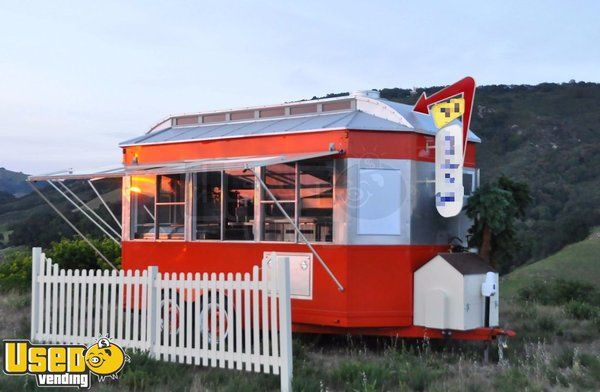 2015 - 20' Trolley Style Food Concession Trailer