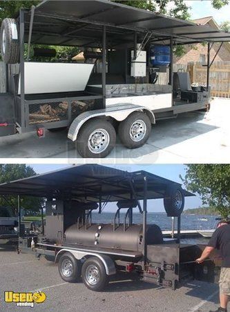 2013 - 7' x 22' BBQ Concession Trailer