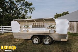 Charming 2018 - 8' x 16' Custom Built Draft Vintage Camper Style Beverage Trailer
