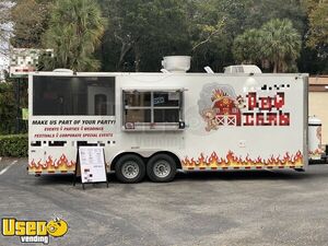 2020 8' x 24' Anvil Barbecue Food Concession Trailer with Fully Equipped Kitchen