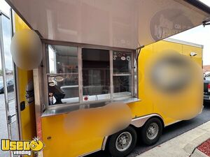 2016 Worldwide 8' x 16' Kitchen Food Concession Trailer w/ Pro Fire System