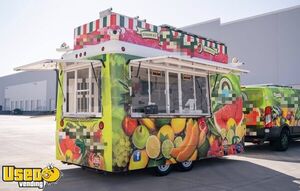 Fully Functional Turnkey Frozen Dessert Business w/ Fibercore Concession Trailer & Ford Van