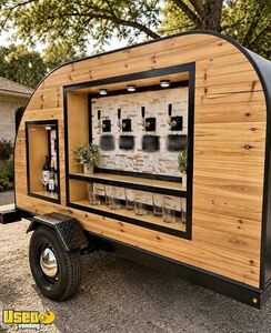 Turnkey - 4' x 7.5' Mobile Tap Trailer Beverage Concession Unit