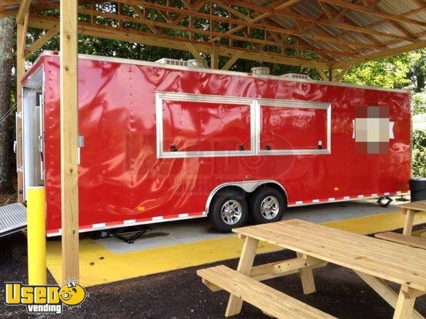 2013 - 28' x 8.5' Diamond Cargo Mobile Kitchen Concession Trailer