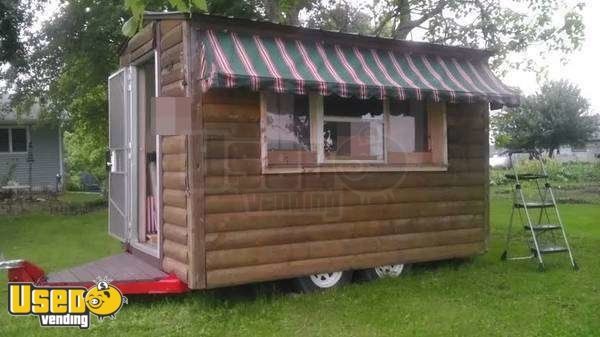 For Sale Cabin Style Concession Trailer