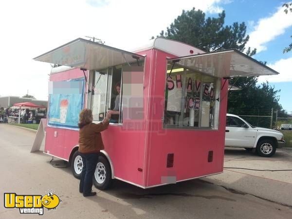 16' Shaved Ice Concession Trailer
