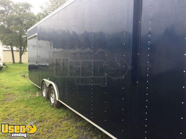 2012 8.5' x 28' Worldwide Food Concession Trailer- Loaded