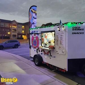 2021 - 6' x 12' Mini Donuts and Beverage Concession Trailer