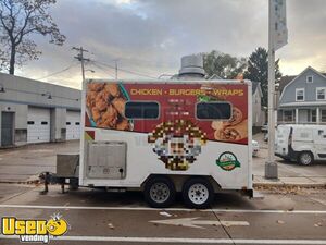 Well Equipped - 8' x 12' Kitchen Food Trailer with Fire Suppression System