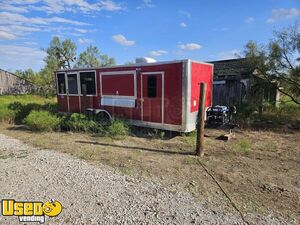 2017 25' Barbecue Food Concession Vending Trailer with Smoker
