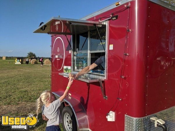 Gently Used 2018 - 7' x 10' Freedom Soft Serve Concession Trailer