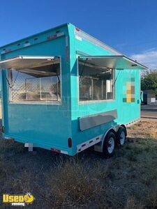 Like New 2020 8' x 16'  Kitchen Food Concession Trailer with Pro-Fire System