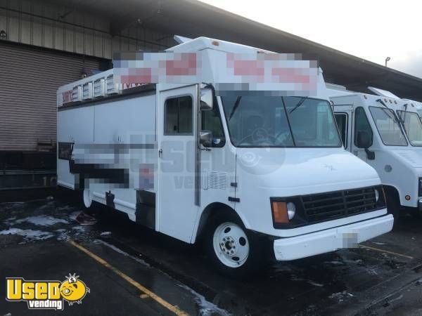 GMC Step Van Kitchen Food Truck with Pro Fire Suppression System