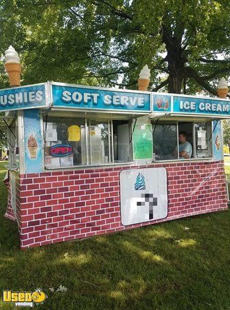 Turnkey 2003 8.5' x 16' Ice Cream and Slushy Concession Trailer