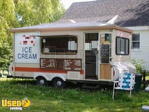 Inspected and Licensed 7' x 14' Ice Cream Vending Concession Trailer