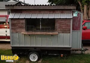 Unique Rustic Style 2020 Empty Food Concession Trailer/Street Food Trailer