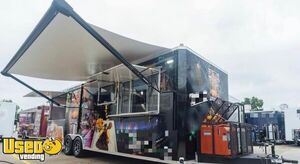 28' Barbecue Food Concession Trailer with Fire Suppression System & Porch