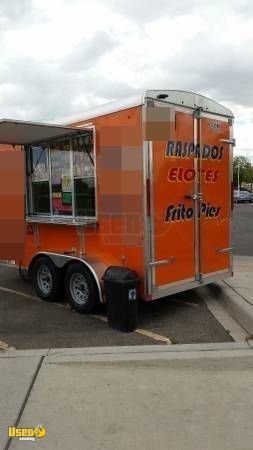 6' x 12' LOOK Shaved Ice Concession Trailer