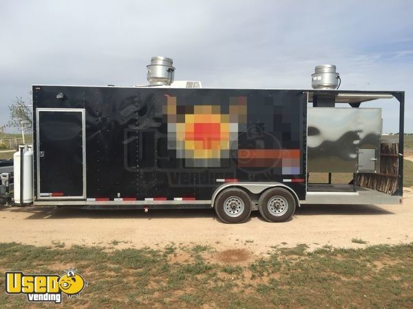 2011 - 8' x 30' BBQ Concession Trailer with Porch