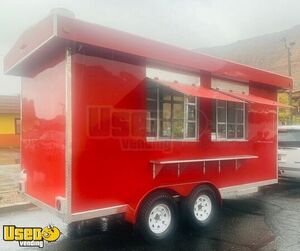 2020  7' x 16' Mobile Kitchen Food Concession Trailer