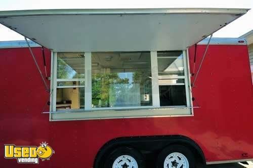 8' x 16' Dual Station Concession Trailer