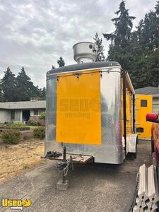 8.5' x 14.5' Forest River Continental Cargo Empty Trailer Concession Trailer with Hood