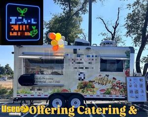 LIKE NEW 2022 8.5 x 22' Mobile Kitchen Food Concession Trailer with HCD Insignia