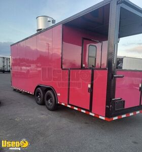 NEW - 2026 8.5' x 22' Kitchen Food Concession Trailer with Fire Suppression & Bathroom
