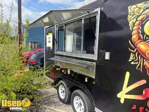 2024 18' Food Concession Trailer Mobile Kitchen w/ Pro Fire System