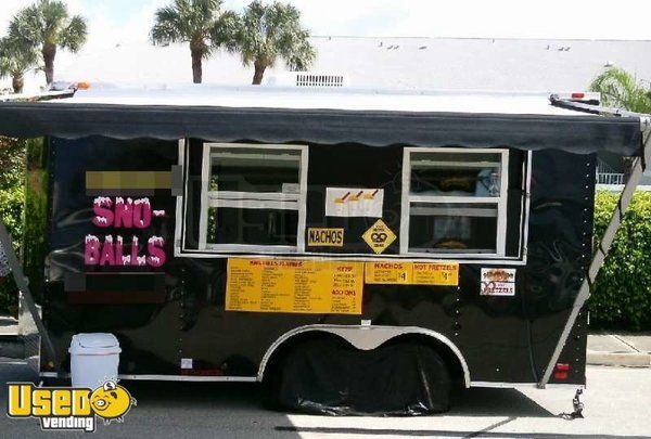 16' Food & Shaved Ice Concession Trailer