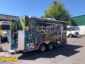 2021 - 8.5' x 16' Mobile Street Vending Unit - Food Concession Trailer