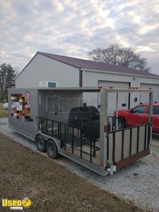 2016 - 26' Freedom Barbecue Food Concession Trailer with Open Porch