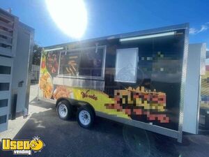 Street Vending Unit - Kitchen Food Concession Trailer with Pro-Fire System