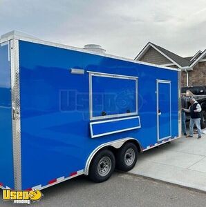 Like-New - 2024 24' Kitchen Food Concession Trailer with Pro-Fire Suppression