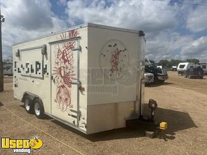 2020 Cargo Mate 8' x 16' Kitchen Food Concession Trailer with Pro-Fire System